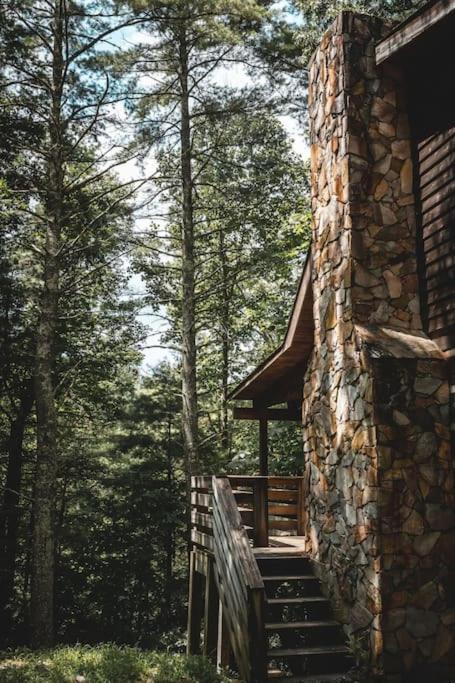 Deer Run Cabin At 36 North - Hot Tub Purlear المظهر الخارجي الصورة