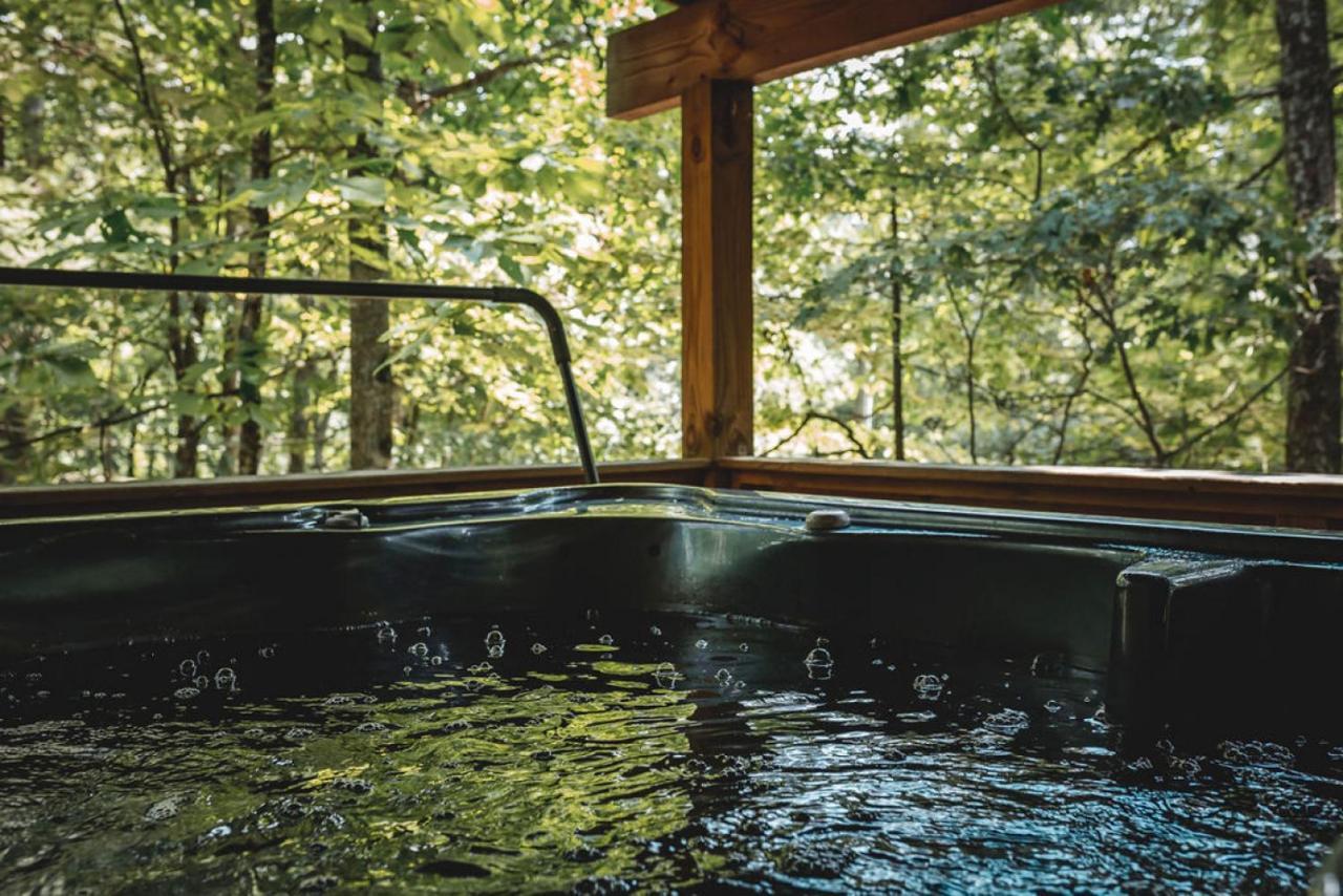 Deer Run Cabin At 36 North - Hot Tub Purlear المظهر الخارجي الصورة